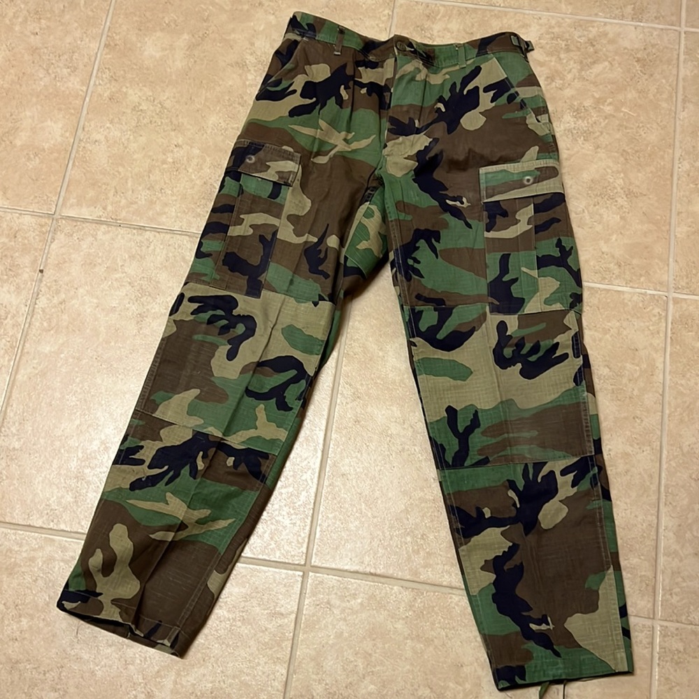 US Military Issue Camouflage Pants.